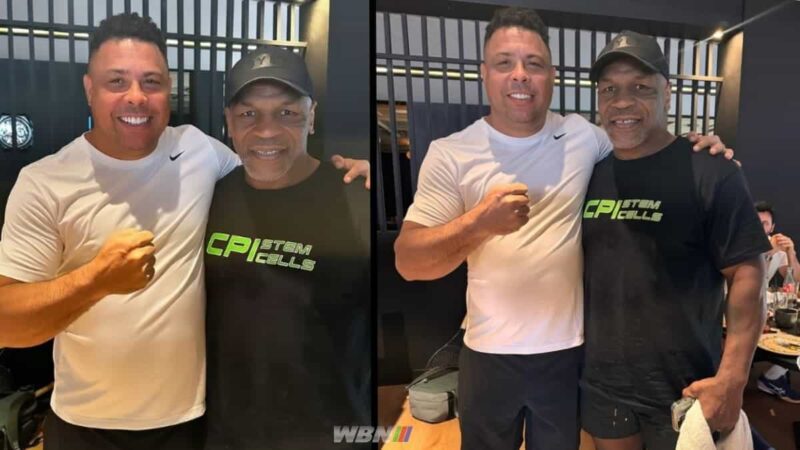 Mike Tyson meets Brazil legend Ronaldo as both shed weight
