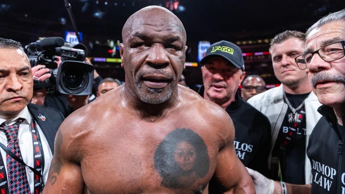 Mike Tyson affer loss