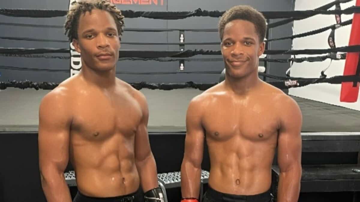 Grandy Twins training