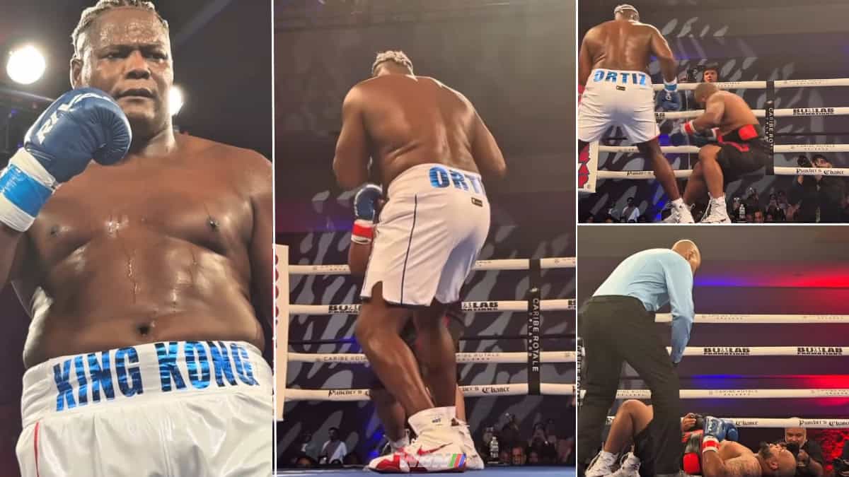 Luis Ortiz detonates first-round KO, but weight gain clouds future