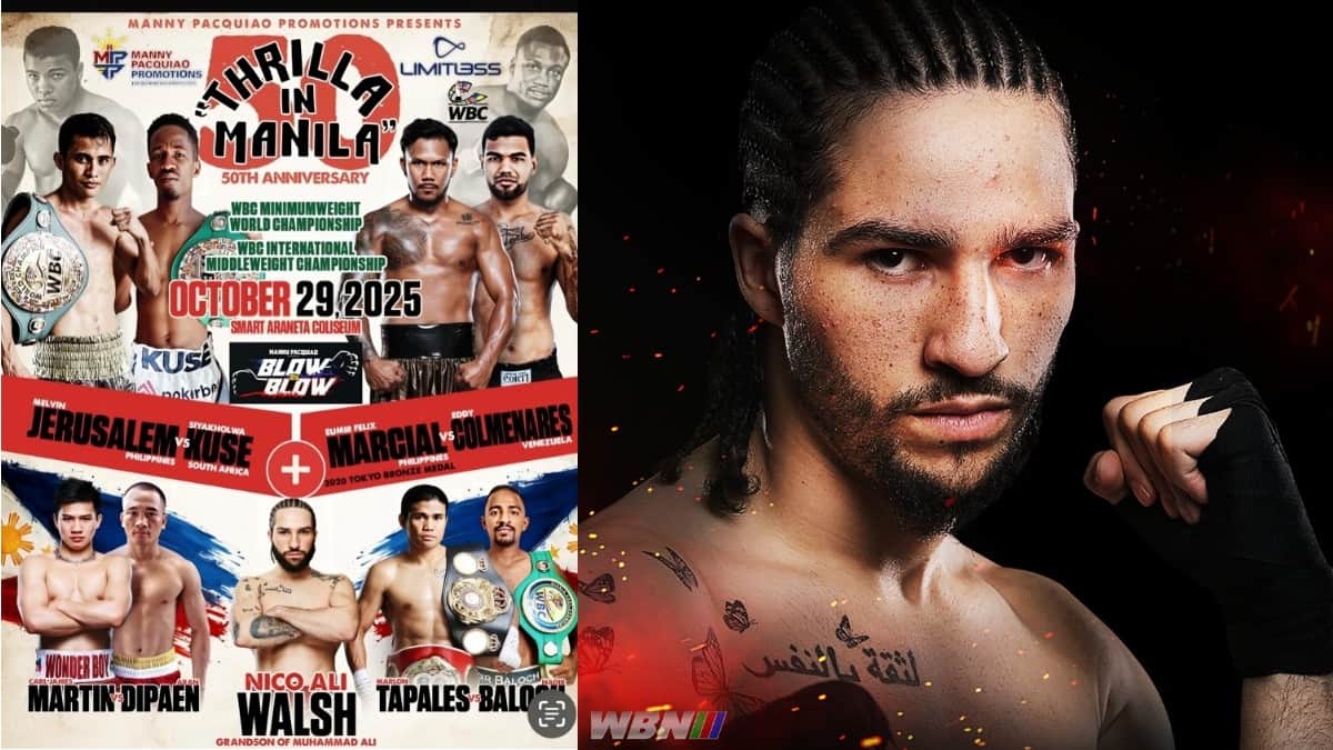 Muhammad Ali’s grandson set for Manny Pacquiao’s ‘Thrilla in Manila’ Card