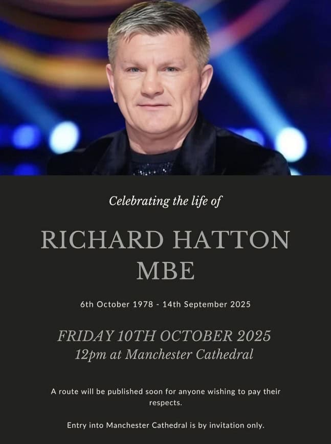 Ricky Hatton memorial