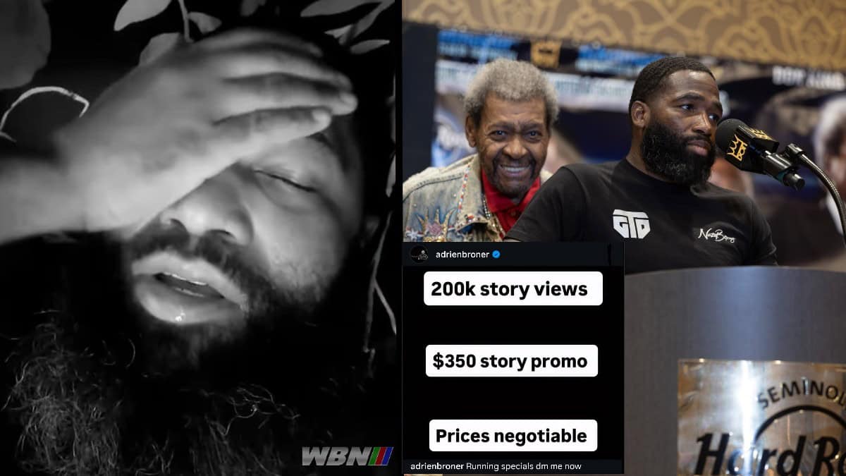 How broke is Adrien Broner? Ex-champ sells instagram stories for $350