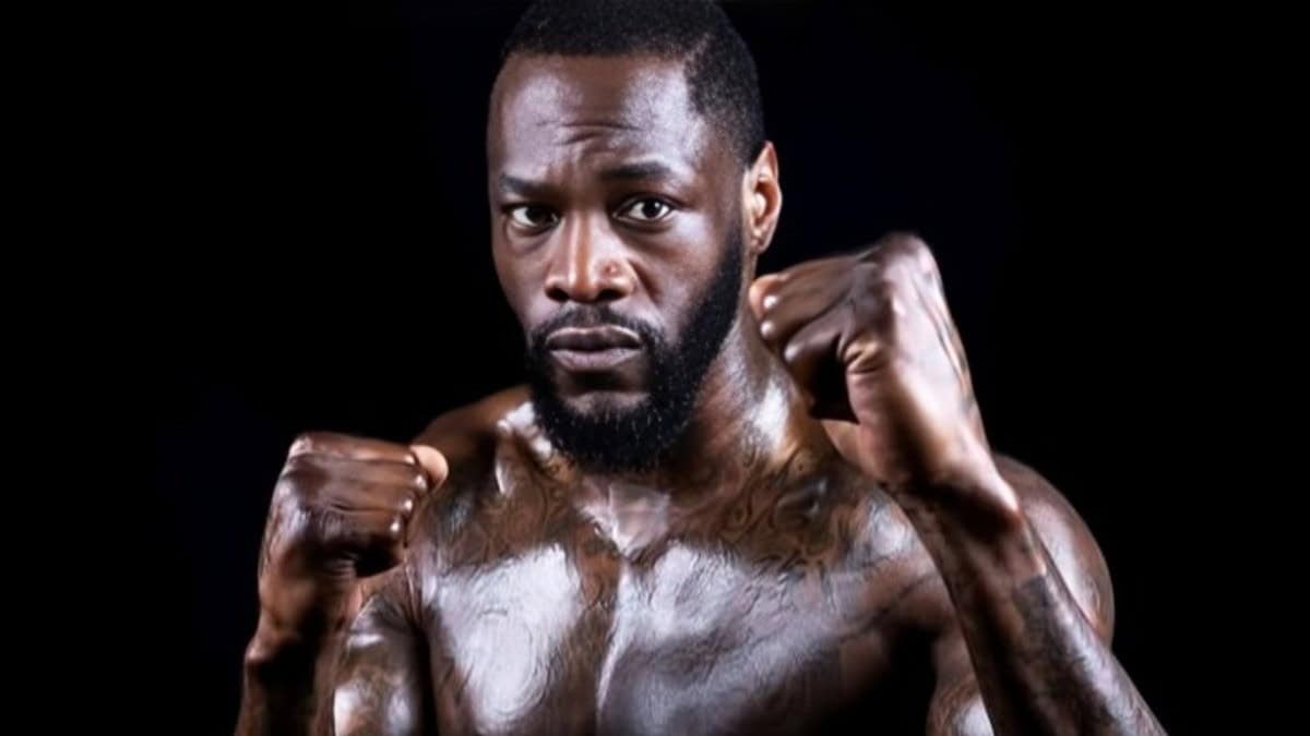 Deontay Wilder poses in 2025 for Global Combat Collective