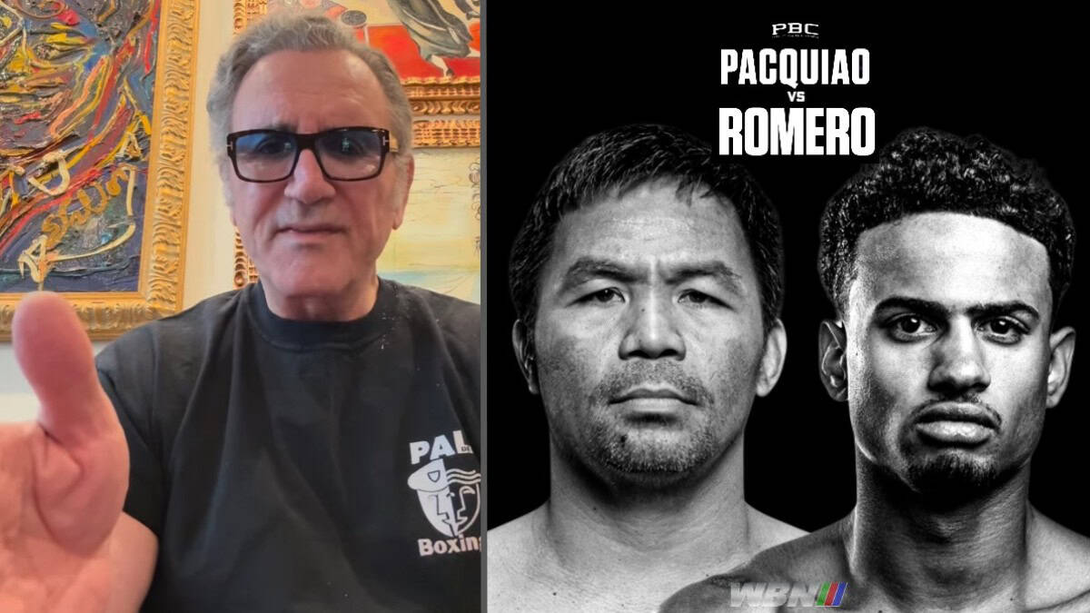 Frank Stallone urges Manny Pacquiao not to fight Rolly, “I don’t like it!”