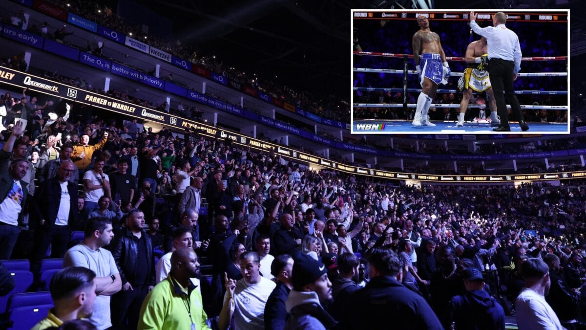 Parker vs Wardley crowd