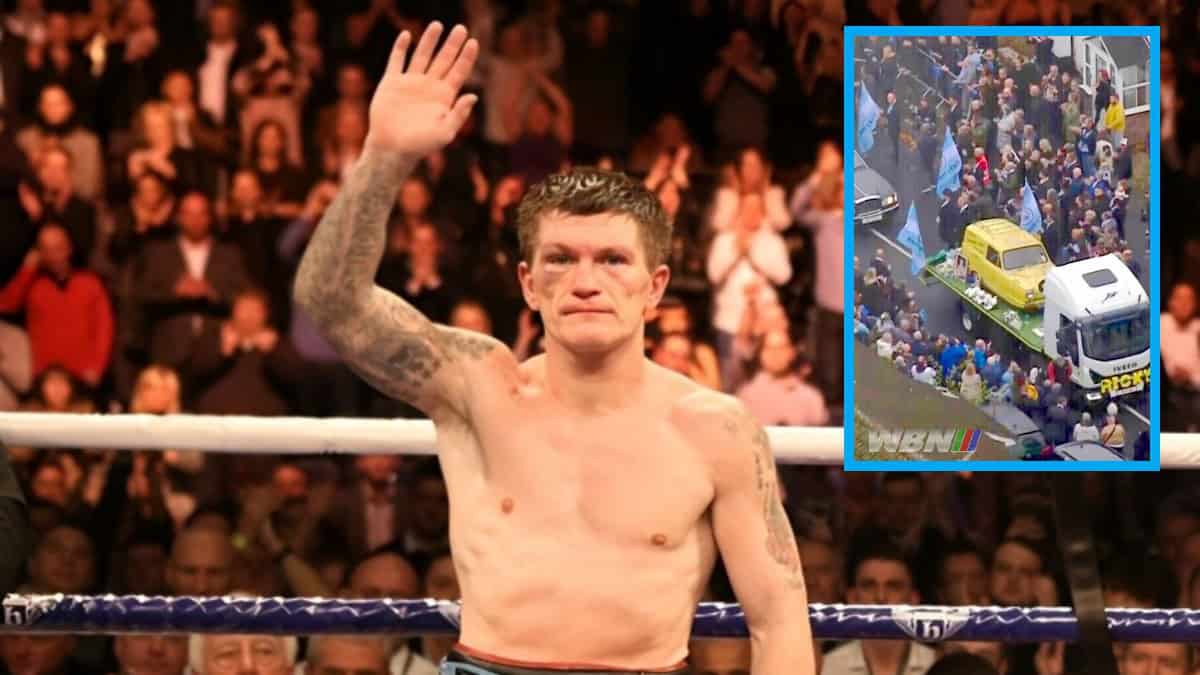 ricky hatton funeral farewell