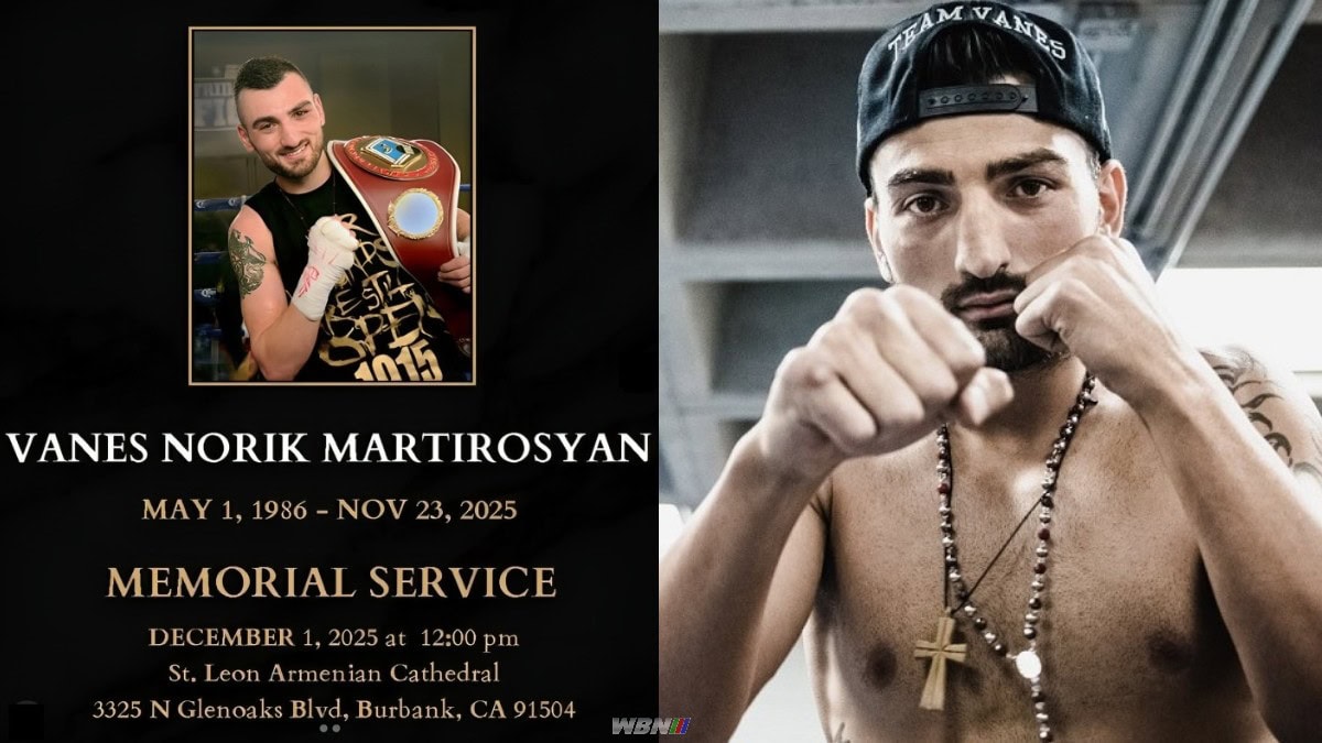 Honoring ‘The Nightmare’ – Vanes Martirosyan Memorial Details