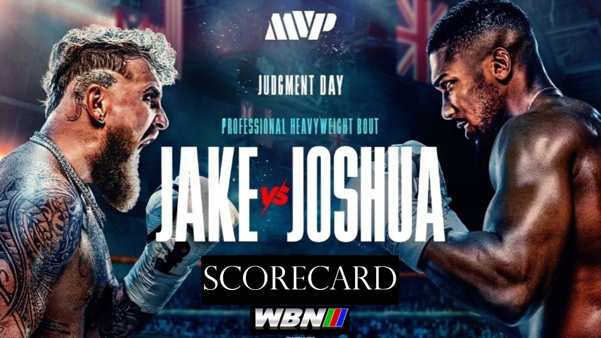 Jake Paul vs Anthony Joshua Scorecard – Judgment Day