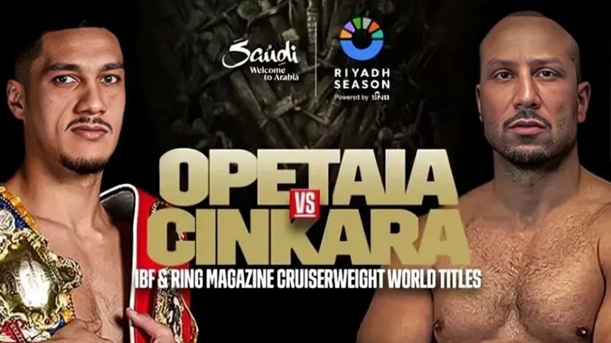 Results: Opetaia Defends IBF Cruiserweight Title vs Cinkara
