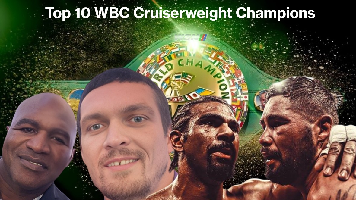 Haye Eclipses Bellew, Holyfield Eclipses Usyk: Top 10 WBC Cruiserweight Champions