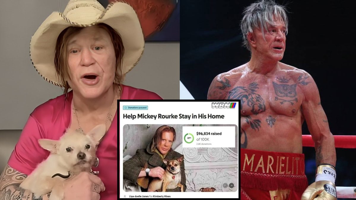Mickey Rourke GoFundMe Donations Paused as Actor Refuses, $96K on Hold