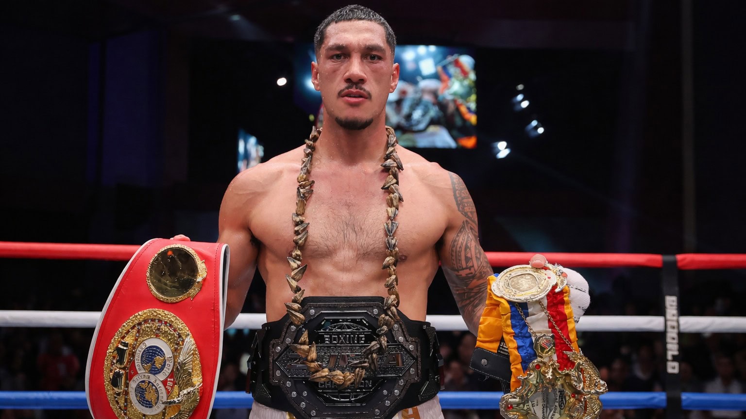Jai Opetaia Took Stripped IBF Belt to Win Zuffa Gold
