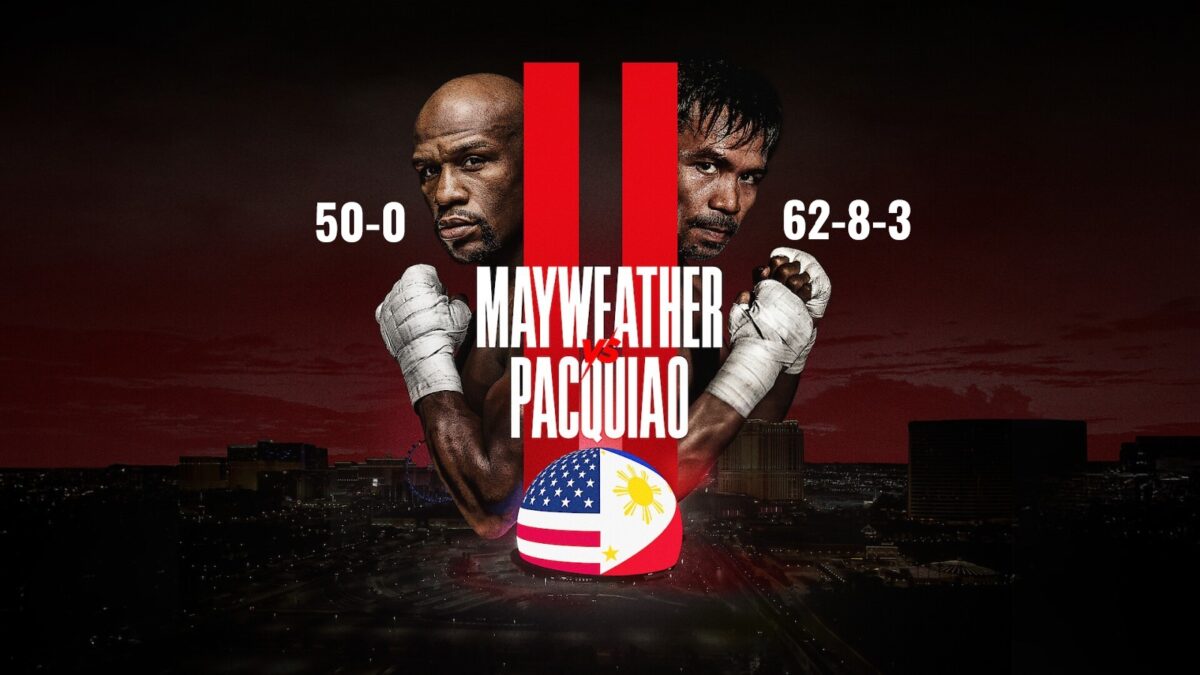 Floyd Mayweather and Manny Pacquiao with career records 50-0 and 62-8-3 ahead of potential Mayweather vs Pacquiao 2 rematch