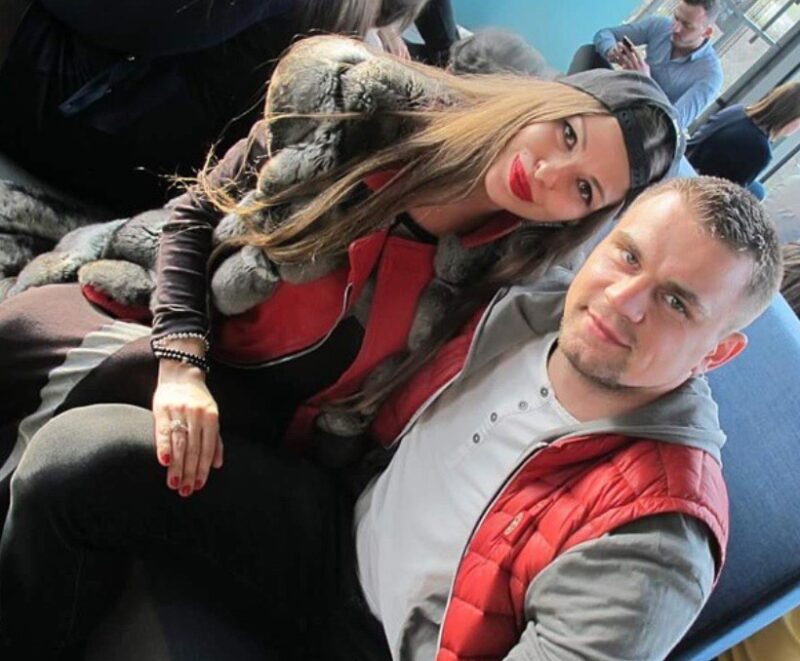 The last image of Denis Boytsov with his wife Olga