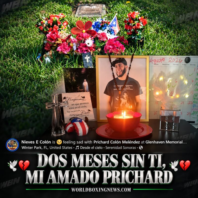 Prichard Colón’s Mother Brings Graveside Tributes Home