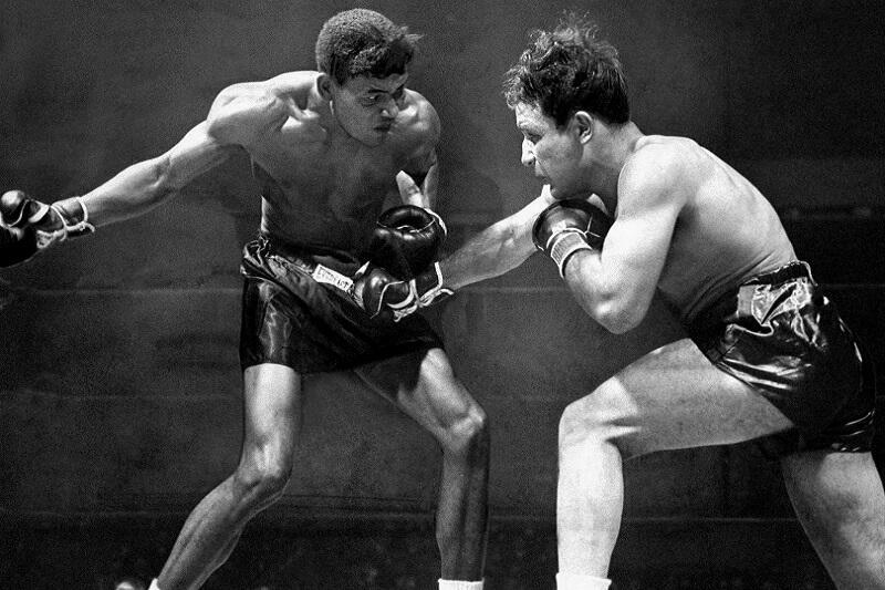 Jake LaMotta Sugar Ray Robinson